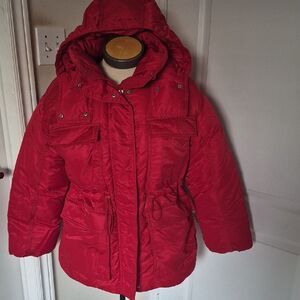 H&M Bright Red Women's Puffer Jacket